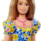 Barbie Fashionistas Doll #208 with Down Syndrome Wearing Floral Dress, Created in Partnership with The National Down Syndrome Society
