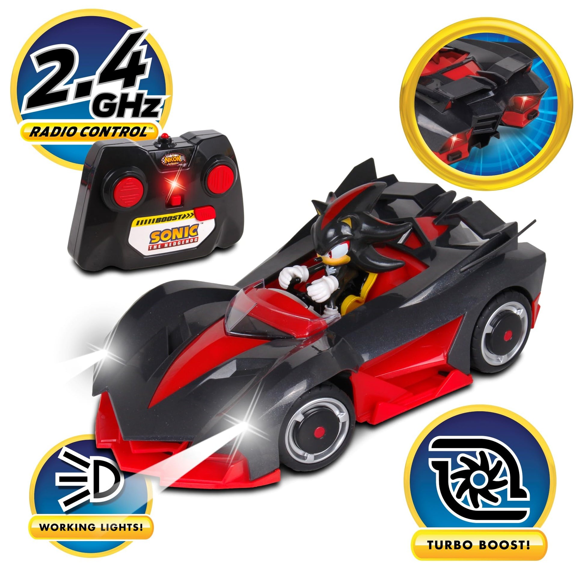 NKOK Sonic Racing CrossWorlds: Shadow The Hedgehog 2.4GHz RC