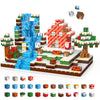 QiqoPoyee Magnetic Building Blocks Set, 180PCS Magnetic Tiles for Kids, Upgraded Mini Magnetic Cubes, STEM Magnet Tiles Toys,Magnetic Blocks Birthday