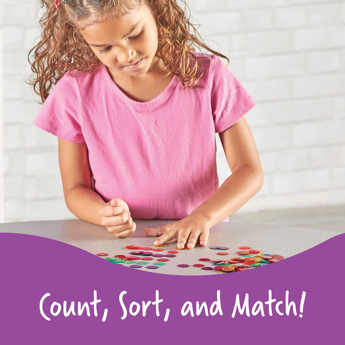 Learning Resources Transparent Color Counting Chips