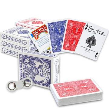 Bicycle Vintage Great Mogul Rider Back Playing Cards 6 Pack - Bundle with 6 Air Cushioned Playing Card Decks | Collectible Bulk Playing Cards