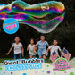 WOWmazing Giant Bubble Wands Kit: (4-Piece Set) | Incl. Wand, Big Bubble Concentrate and Tips & Trick Booklet | Outdoor Toy for Kids, Boys, Girls |