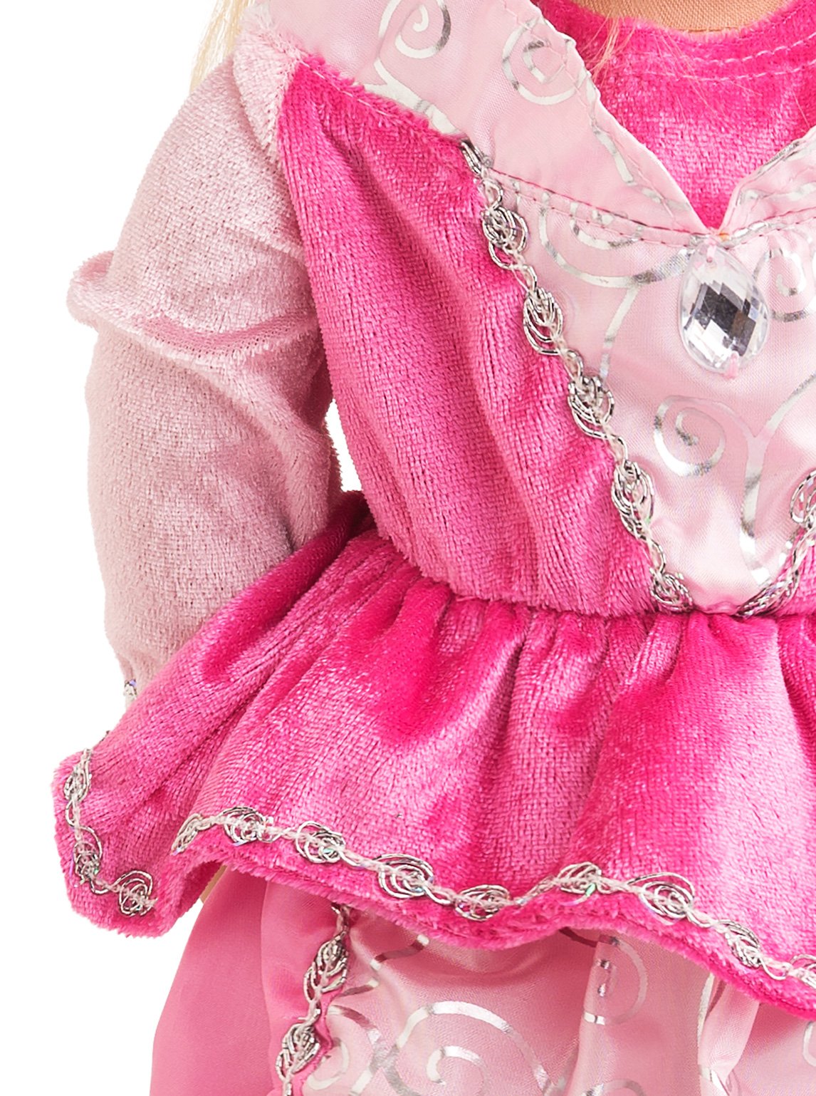 Little Adventures Sleeping Beauty Princess Doll Dress - Doll Not Included - Machine Washable Child Pretend Play and Party Doll Clothes with No Glitter