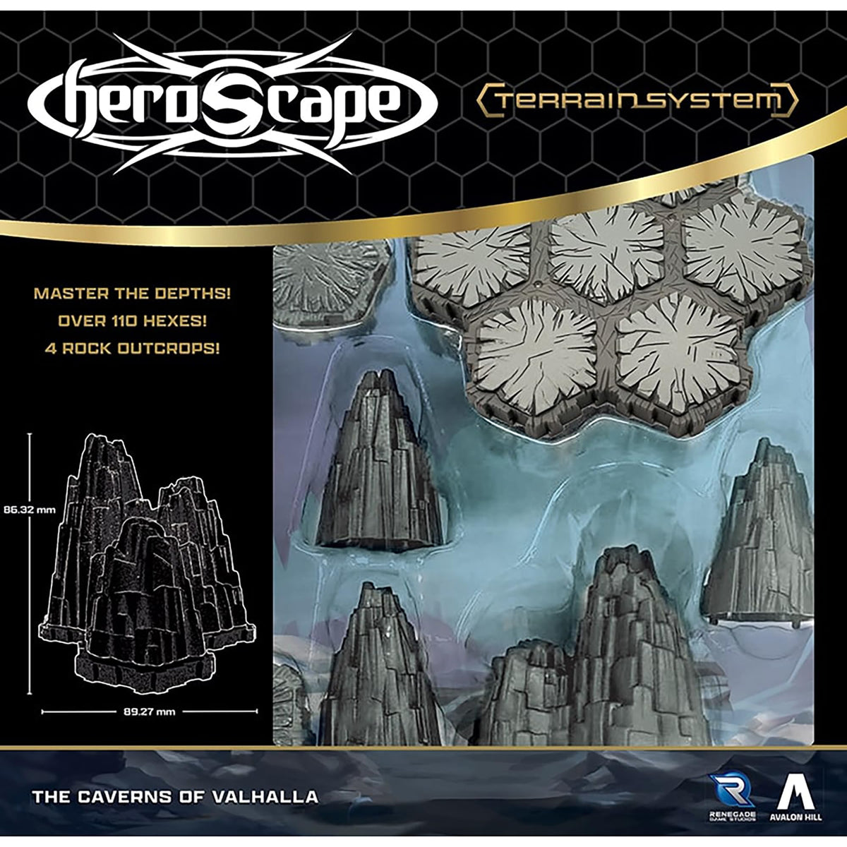Renegade Game Studios Heroscape Caverns of Valhalla Terrain Expansion