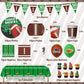 140PCS Football Party Supplies Tableware Set Serve 24, Football Birthday Party Decorations Includes Plates Napkins Cups Banner Balloons Cake