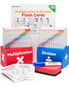 Multiplication Flash Cards, Math Flash Cards, Multiplication Division, Math Facts, Kids Games 2nd 3rd 4th 5th 6th Grade, Times Table | Bulk 352