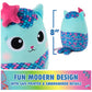 GUND Gabby’s Dollhouse Official Mercat 8-Inch Squishy Plush Toy for Ages 1+