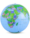 NUOBESTY Inflatable Globe Beach Ball, 11.8-Inch PVC World Map Ball