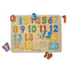 Melissa & Doug Numbers Sound Puzzle - Wooden Puzzle with Sound Effects (21 pcs)
