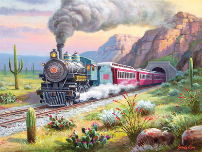 SUNSOUT INC - Desert Run - 500 pc Jigsaw Puzzle by Artist: Sung Kim - Finished Size 18" x 24" - MPN# 36643