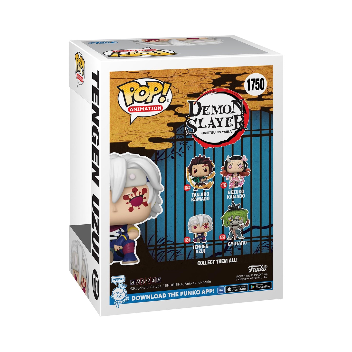 Funko POP Animation: DS - Tengen Uzui - (Flash Back) - Demon Slayer - Collectable Vinyl Figure - Gift Idea - Official Merchandise - for Kids & Adults