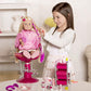 Our Generation - Berry Nice Salon Set - Rolling Storage Cart - Salon Cape & Hair Styling Items - 18-Inch Doll Accessories - Pretend Play - Toy for