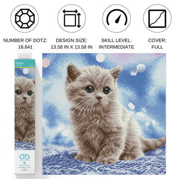 DIAMOND DOTZ Bubbles Diamond Painting Kits for Adults - Diamond Art Kits a Relaxing Creative Craft Kit with Dotz Gems 13.6x13.6