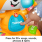 Fisher-Price Baby Learning Toy Link Squad Bop & Groove Tiger with Music & Lights for Ages 9+ Months, Compatible Only with Link Squad Items