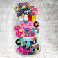 20 PCS 80s 90s Cake Toppers Retro Hip Hop Cake Decorations for Born in the 80's 90’s Decade Throwback Decorations Supplies (style 1)