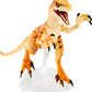 Mattel Jurassic World Toys Amber Collection Tiger Velociraptor 6-in Dinosaur Action Figure, Movie-Authentic Detail, Movable Joints & Figure Display
