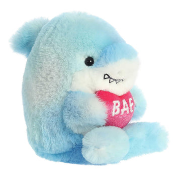 Aurora® Lovely Rolly Pet™ Bae Shark™ Stuffed Animal - Adorable Companions - On-The-Go Fun - Blue 5 Inches