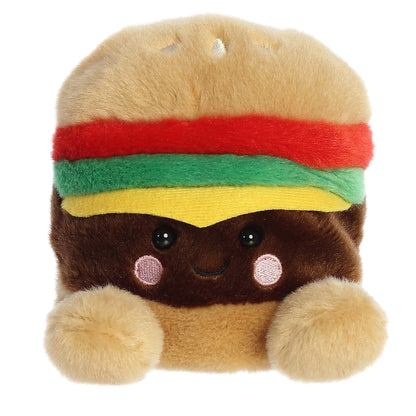 Aurora® Adorable Palm Pals™ Charles Cheeseburger™ Stuffed Animal - Fun Collectible Plush for Kids and Adult Collectors - Perfect for Decorating Rooms