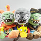 3 PCS Plants and Jester Plush Zombie Sets Toy Postman, 1 2 Stuffed Soft Jester Zombie Doll, Duck Zombies PVZ Plush Figure Doll New