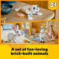LEGO Creator 3 in 1 White Rabbit Animal Toy Building Set, STEM Toy for Kids 8+, Transforms from Bunny to Seal to Parrot Figures, Creative Play