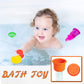 Driddle Colorful Stacking & Nesting Cups - 8 Cups Fun Color Learning Toy - Great Bath & Beach Toy for Baby Toddler & Kids - Preschool Game