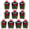 Big Dot of Happiness Happy Juneteenth - Table Decorations - Freedom Day Party Fold and Flare Centerpieces - 10 Count