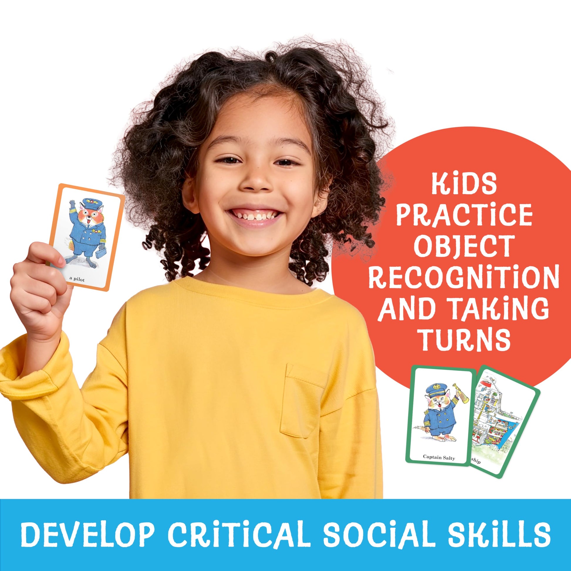 Briarpatch, Richard Scarry's What Do People Do Card Game, Based on Early Reader Books for Preschool, Kindergarten and 1st Grade