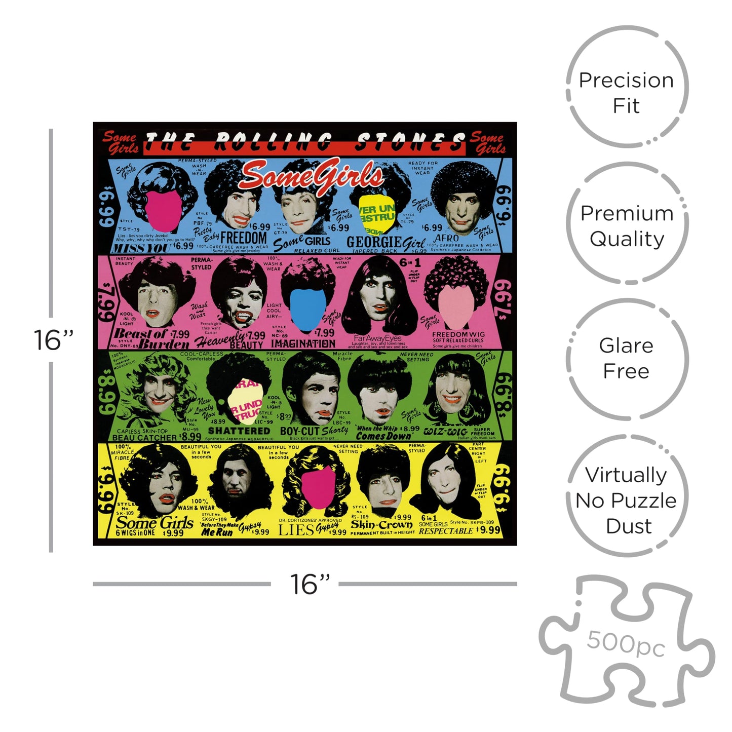 Rolling Stones Some Girls (500 Piece Jigsaw Puzzle)