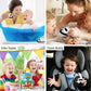 DolliBu Space Shuttle Model Bath Buddy Squirter Toy - Floating Rubber Space Themed Bath Toy for Pool or Bathtub, Cute Bathroom Toys for Toddlers