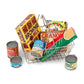 Melissa & Doug Grocery Basket - Pretend Play Toy with Heavy Gauge Steel Construction