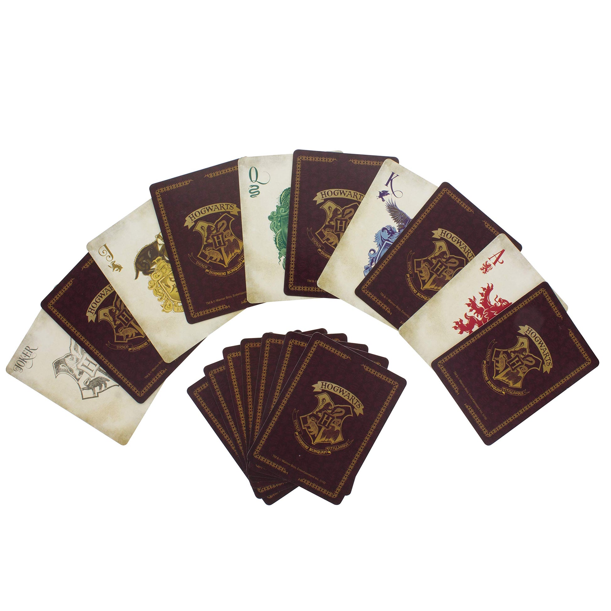 Paladone Harry Potter Playing Cards with Hogwarts House Symbols