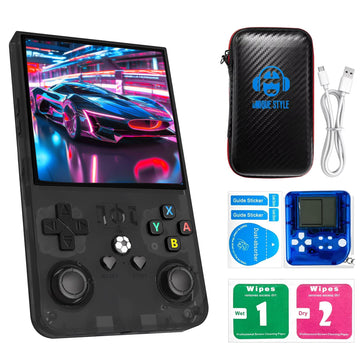R36max Retro Gaming Console Handheld Game Console , Game Emulator Handheld Console, 4K HD 4.0" IPS Screen, Preloaded 18,000+ Retro Games Portable