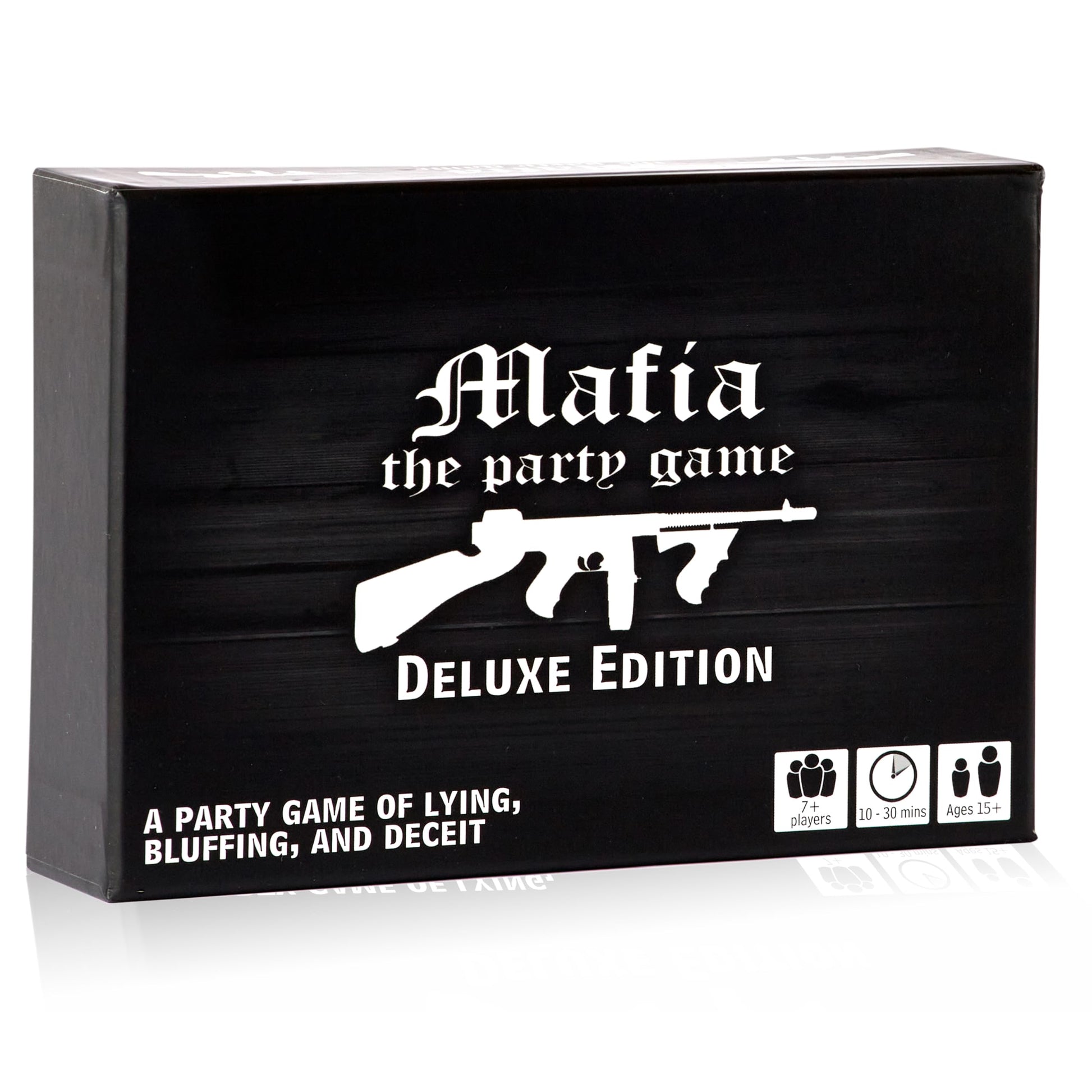 Apostrophe Games Mafia The Party Game Deluxe Edition - A Game of Lying, Bluffing and Deceit- Card Game, Adults and Teens - Board Game