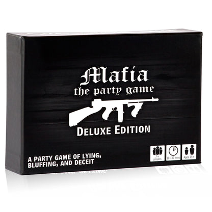 Apostrophe Games Mafia The Party Game Deluxe Edition - A Game of Lying, Bluffing and Deceit- Card Game, Adults and Teens - Board Game