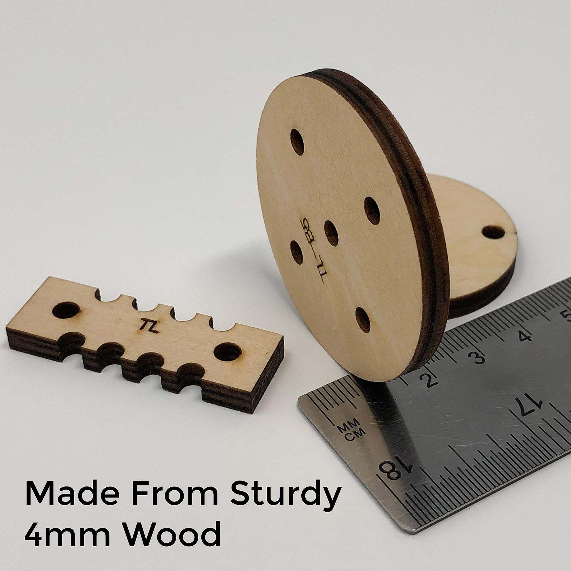Tinkering Labs Wood Parts Pack | Complete Set of Wood Parts for The Electric Motors Catalyst STEM Kit