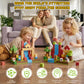 Fitrobust 200PCS Magnetic Building Blocks Set, Magnetic Tiles Kids Build Cubes STEM Game Toys, Build Forest World Set, Christmas Birthday Gifts