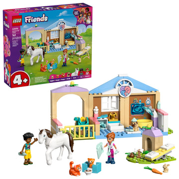 LEGO Friends Animal Vet Clinic Building Toy - Playset for Preschool Girls & Boys, Ages 4+ - Gift for Birthdays - W/Valeria & Zac Minidolls, 5 Toy