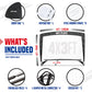Soccer Goals Soccer Net, Pop-up Football Goals, Portable 4'x3'ft, Kids Youth & Teens Backyard Games, Practice & Training