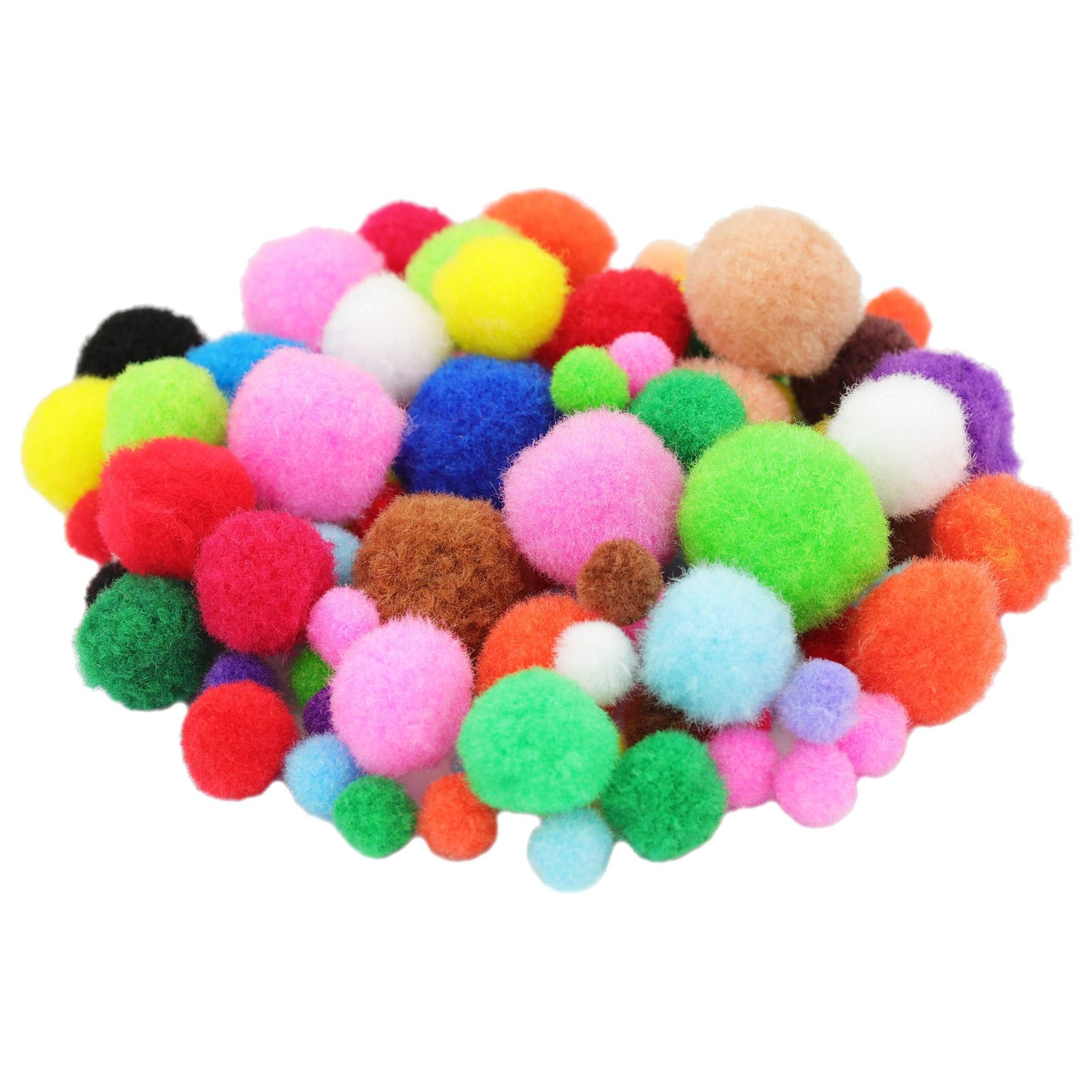 PenVinoo 862 Pieces Art & Craft Supplies Set DIY Activities & Parties Pipe Cleaners Craft Set 200 Pcs Pipe Cleaners 454 Pcs Pom Poms 208 Pcs Wiggle