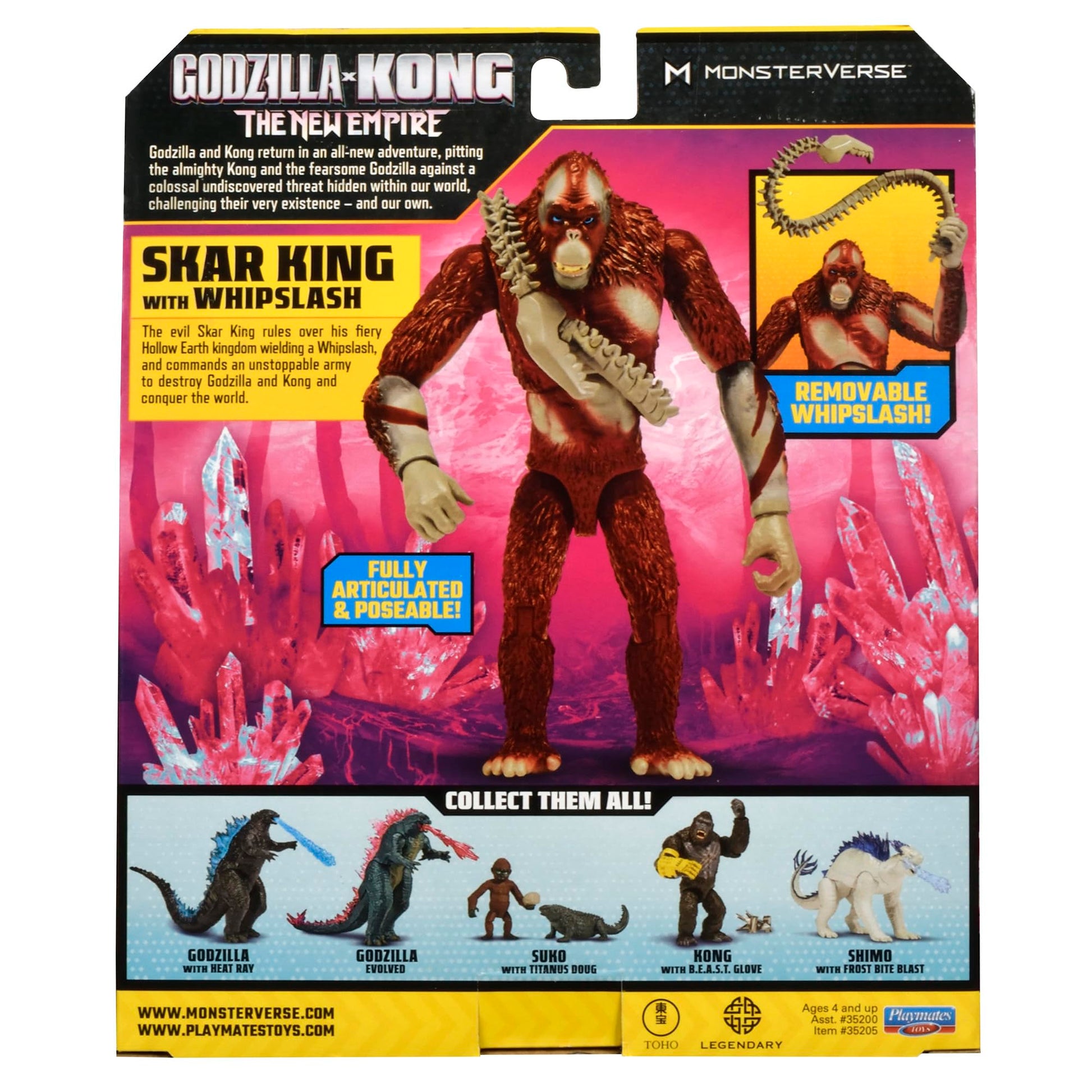 Godzilla 6" Skar King with Whipslash