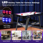 Goplus 54" Air Hockey Table, Hockey Game Table w/LED Scoreboard, Lights, 2 Pucks, 2 Pushers, Powerful 12V Motor, Indoor Powered Arcade Style Table