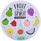 Fun Express Fruit of the Spirit Coloring Wheel - Makes 12 - DIY Religious Craft for Kids