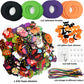 Halloween Crafts for Kids 12 Sets, DIY Wreaths Halloween Activities for Toddlers, Bulk Foam Stickers, Trick or Treat Gift Party Favors for Girls or