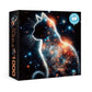 Larkipuzz Funny Mystery Cat Starry Night Puzzles for Adults 1000 Pieces