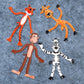 Rhode Island Novelty 4" Bendable Zoo Animals | 12 Per Order