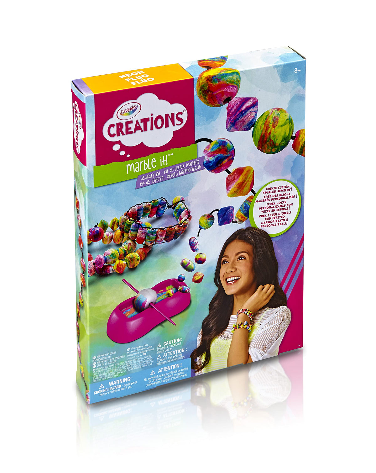 Crayola Creations Marbling It! Jewelry Kit