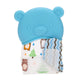 Nuby Happy Hands Silicone Teething Mitten - Baby Teething Toy - 3+ Months - Bear