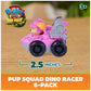 PAW Patrol The Dino Movie Pup Squad Racers Toy Car 6-Pack