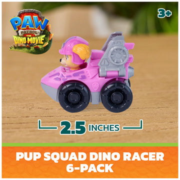 PAW Patrol The Dino Movie Pup Squad Racers Toy Car 6-Pack