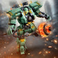 HIGH GODO Wheel Hammer Mech Robot Transforming Building Blocks Set for Adults, City Warrior Justice Hero Soldier Mech Model Building Kit, Cool